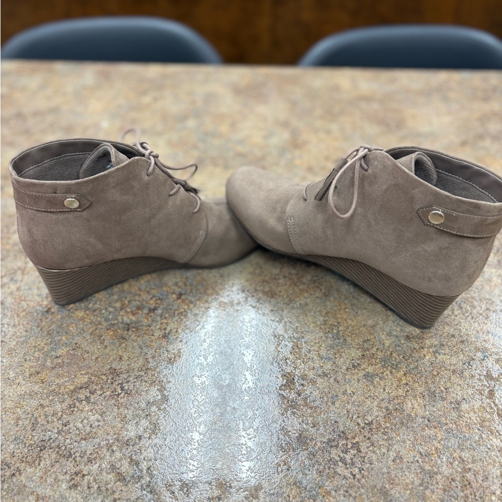Women’s Taupe Ankle Boots